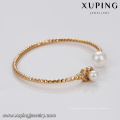 51777 brazaletes elegantes xuping, brazalete de mujer bañado en oro para Boda